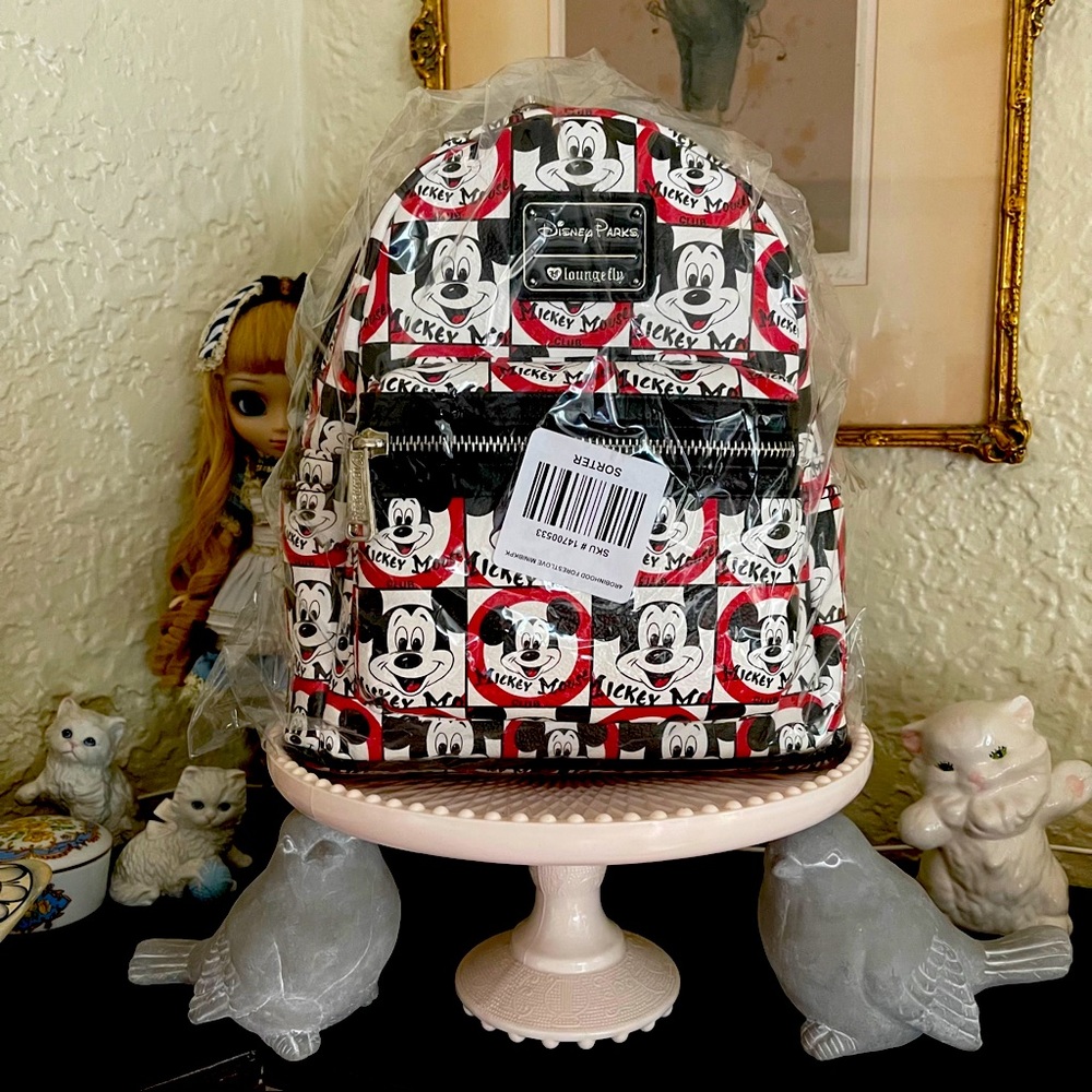 Mickey Mouse Club Loungefly CLASSIC❤️HEART LOGO**** - Picture 4 of 4